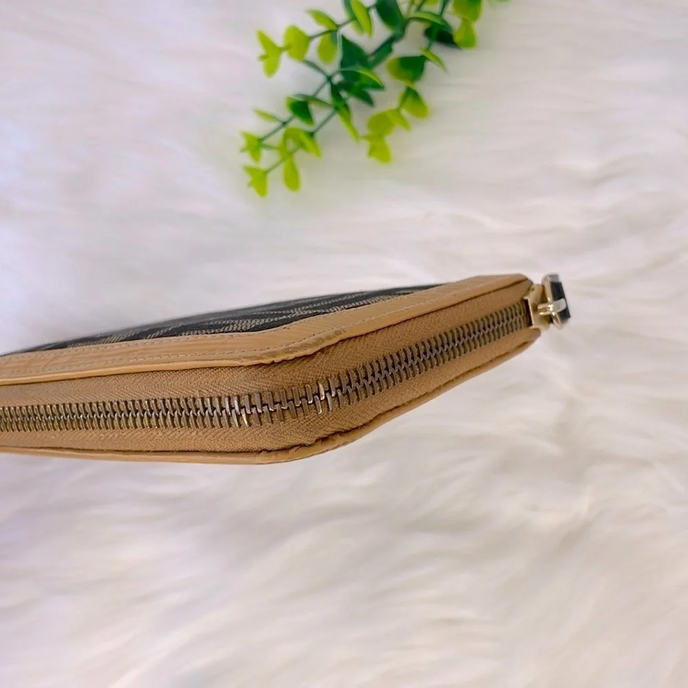 Fendi Zucca Zippy‎ Wallet